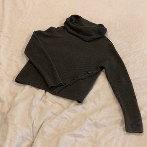 Yes Lola Sage Green Cowl Neck Sweater